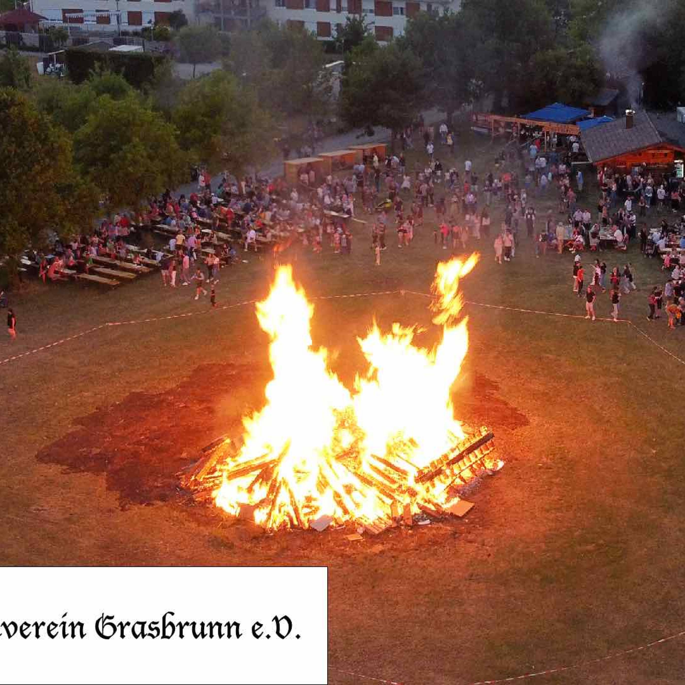 Johannifeuer 2025 in Grasbrunn